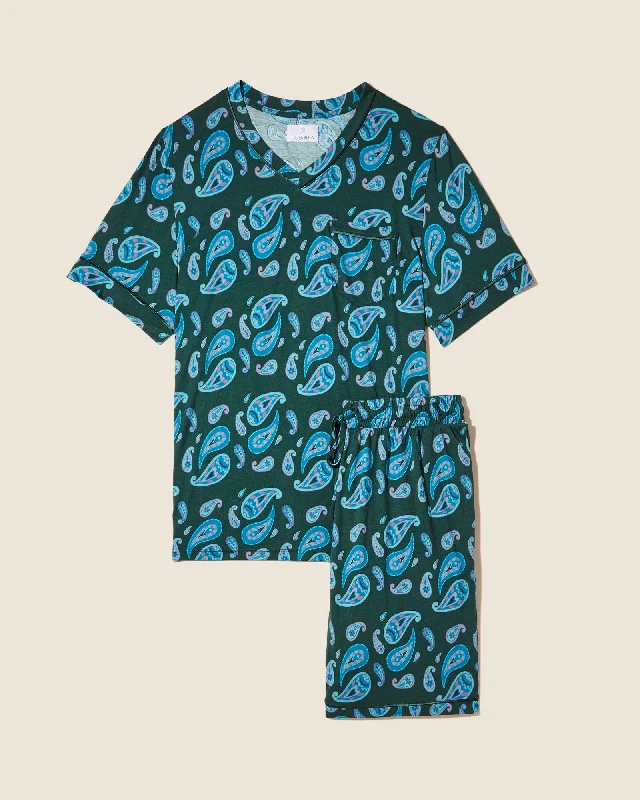 Men's Short Sleeve Top & Shorts Pajama Set