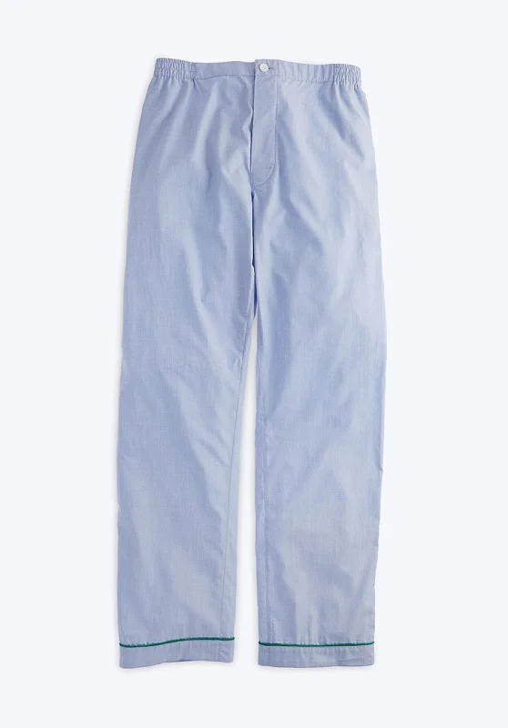 Marcel Pajama Pant in Blue End on End