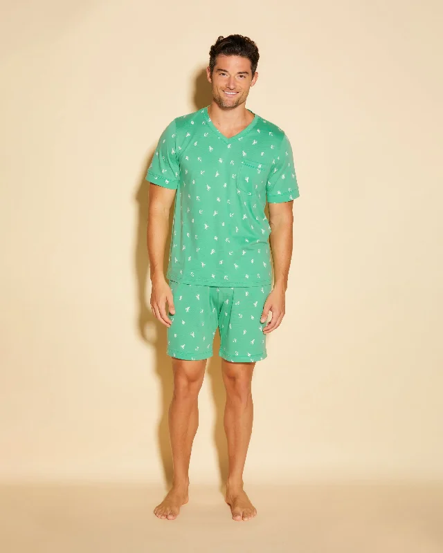 Men's T Shirt & Short Lounge Set