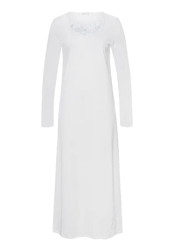 Anne Embroidered Cotton Nightgown | Off White 74893-102