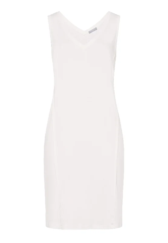 Pure Essence Cotton Tank Nightgown | Off White 77946-102