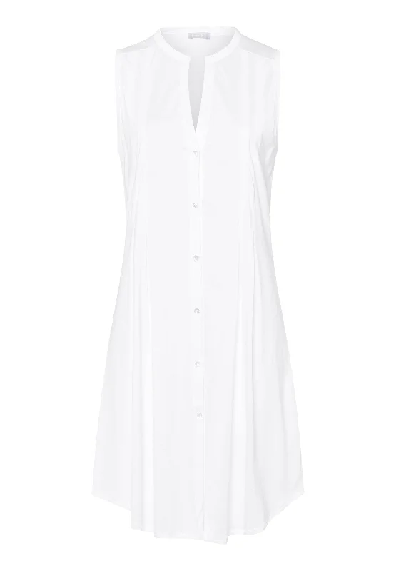 Cotton Deluxe Cotton Tank Sleep Shirt | White 77952-101