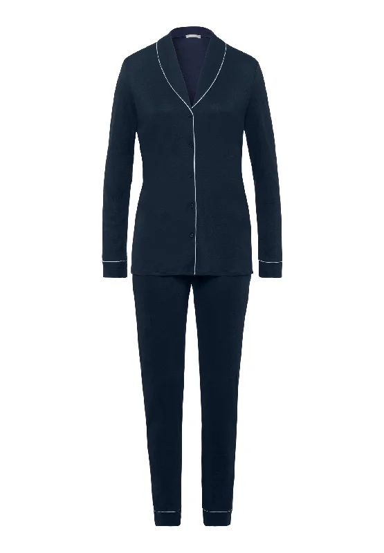 Natural Comfort Long Sleeve Pajama Set | Deep Navy 77966-1610