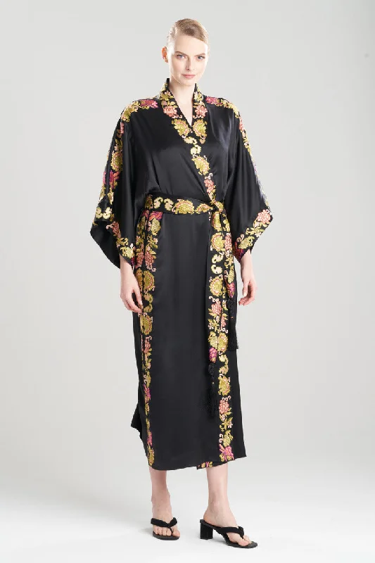 Couture Yasugi Embroidered Silk Robe