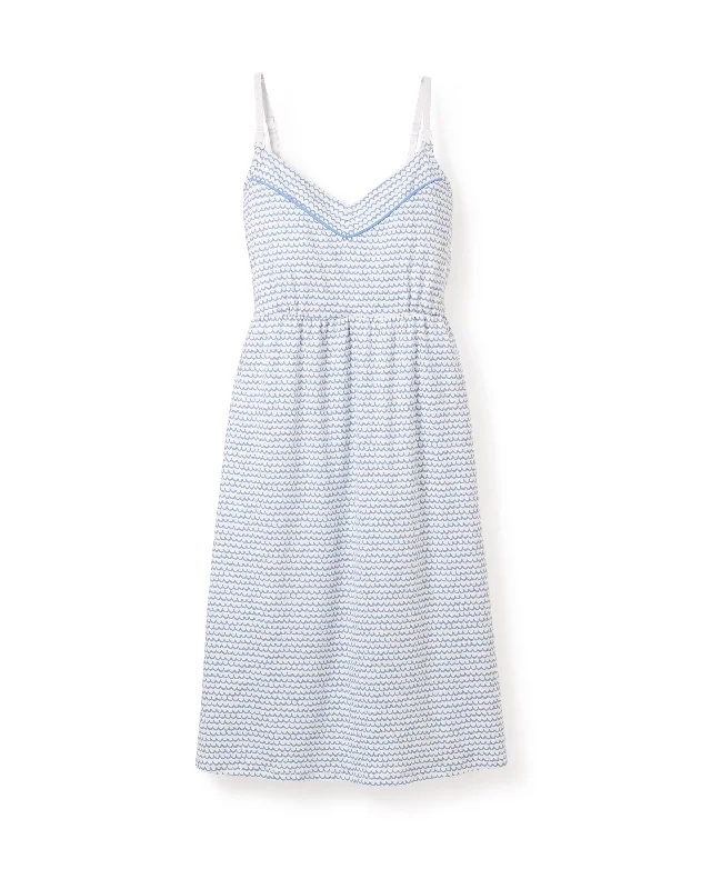 Women's Pima Maternity Nightgown in La Mer