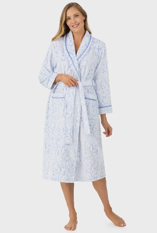 Malibu Damask Wrap Robe