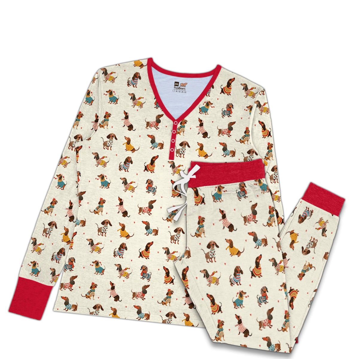 Pajabear Pajama Sets Dachshund Style Wiener