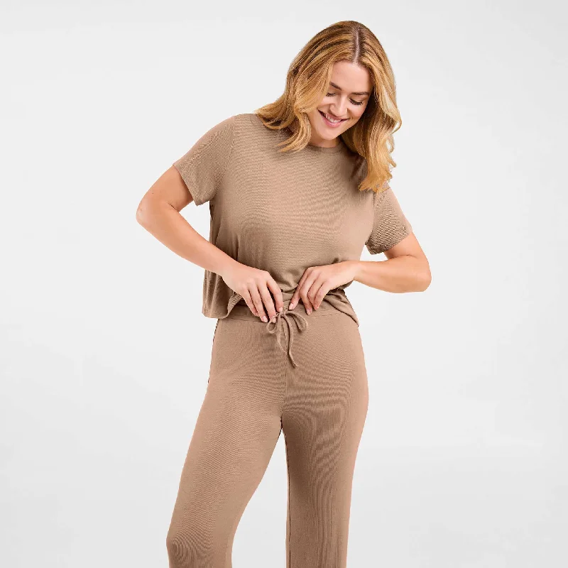 Ribbed Pajama Set | Cinnamon