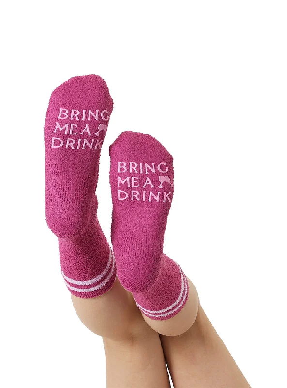 Drink Fuzzy Crew Socks