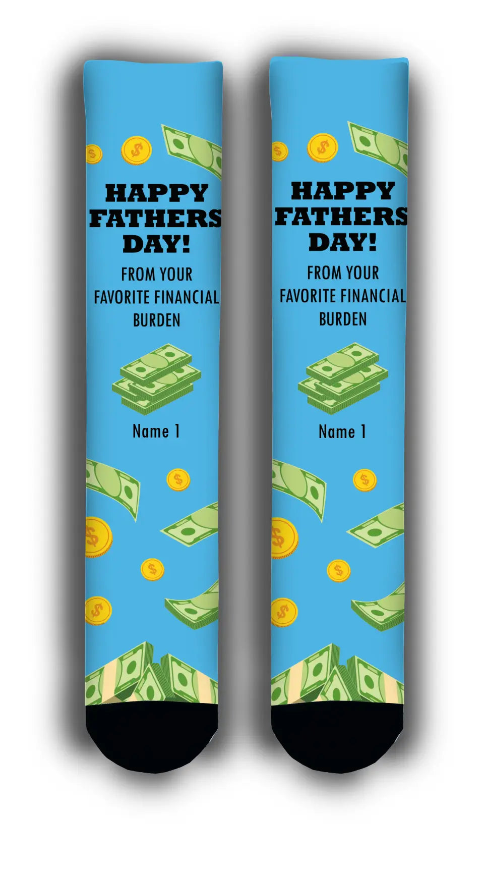 Father's Day Financial Burdens Personalised Socks