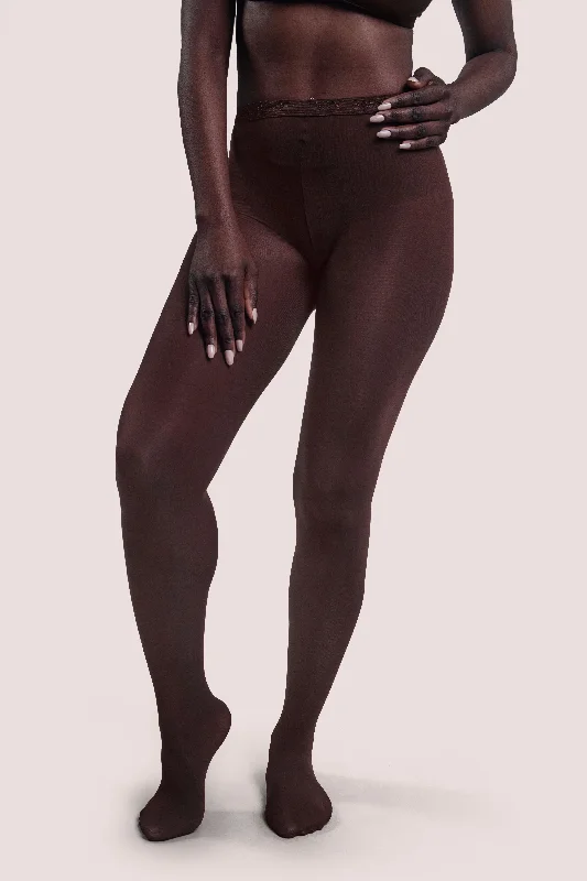 Footed Opaque Tights