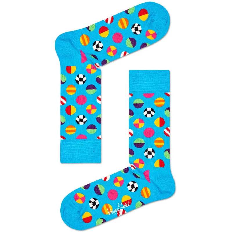 Happy Socks Women's Crew Socks - Clashing Dot