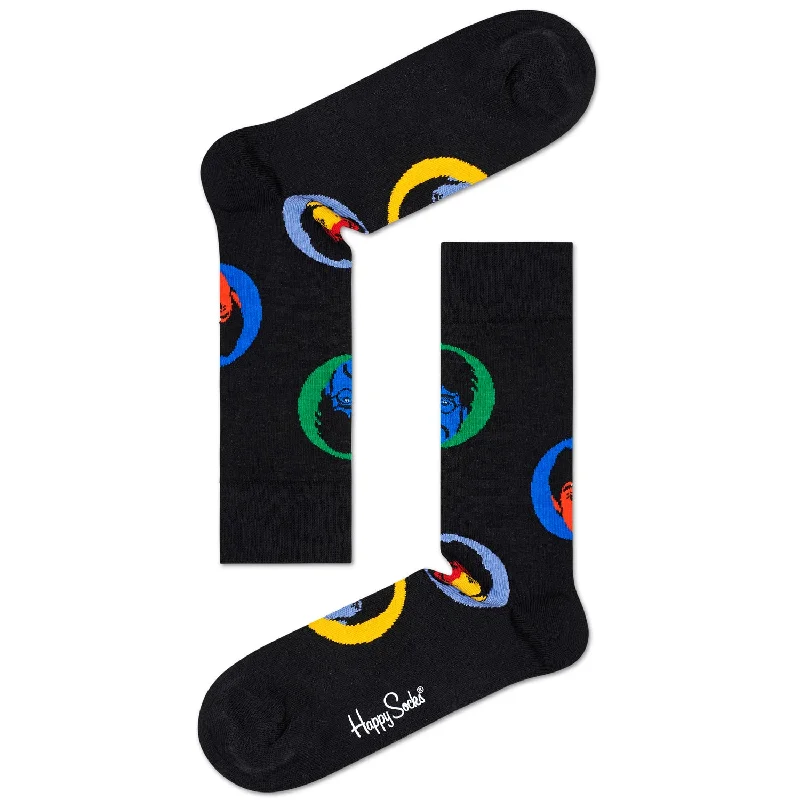 Happy Socks x The Beatles Men's Crew Socks - Bright Spot