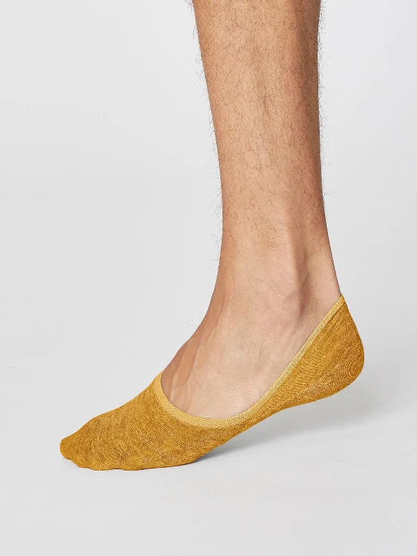 No Show Socks - Mustard Yellow