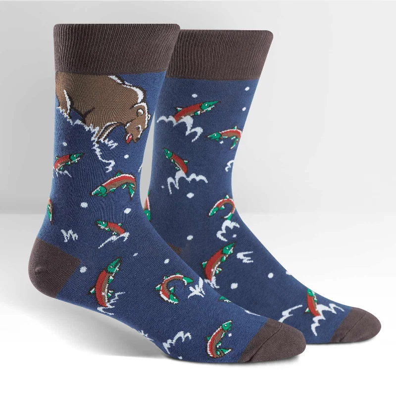 Sock It To Me Men's Crew Socks - Catch of the Day