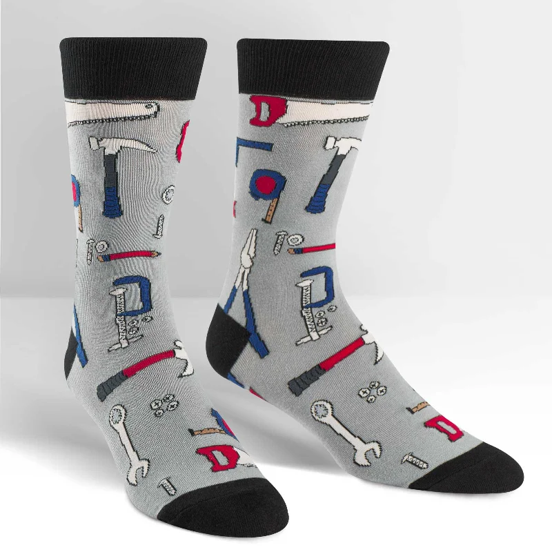 Sock It To Me Men's Crew Socks - Nailed It!