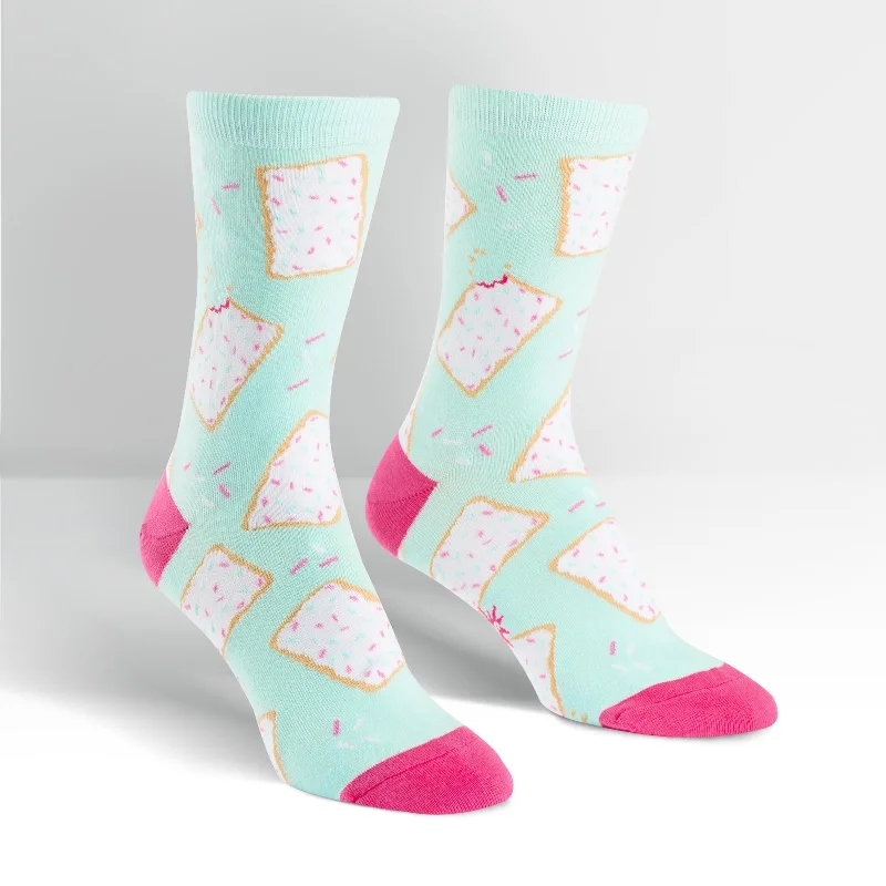 Sock It To Me Women's Crew Socks - Toe-ster Pastry