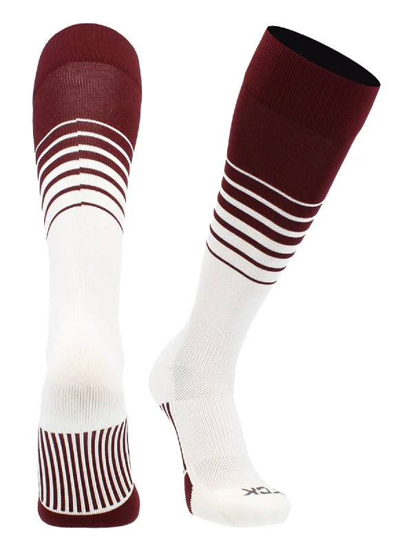 Maroon/White