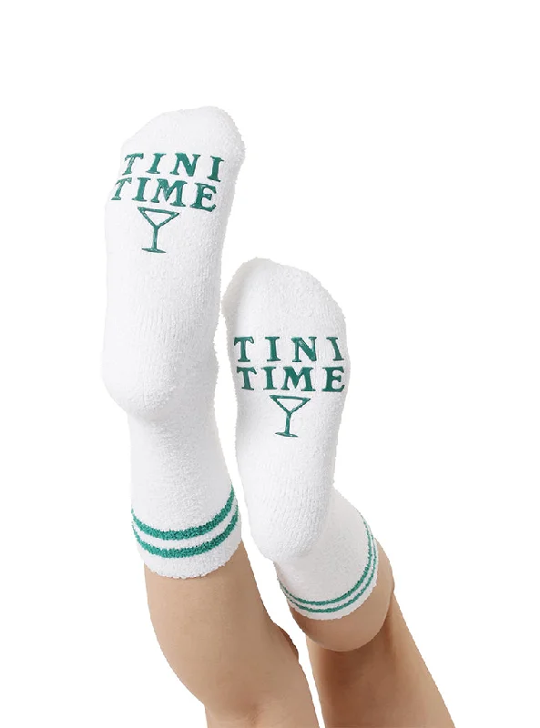 Tini Time Fuzzy Crew Socks